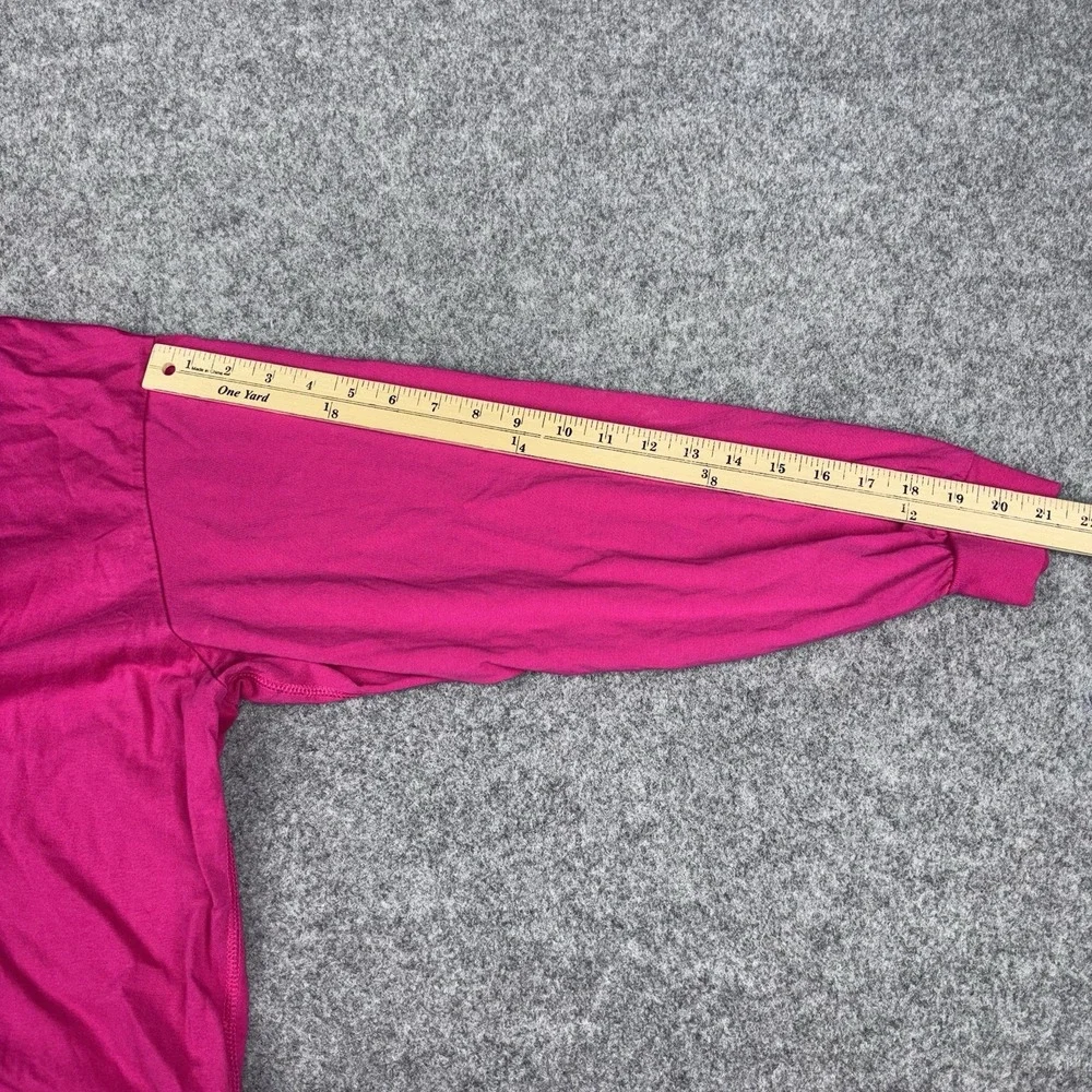 Nike Sweatshirt Womens 3XL Pink Pullover Swoosh Logo Zebra Cropped Drawstring